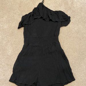 Aerie Black Halter Romper